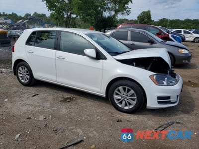 Czwarte zdjęcie samochodu z boku: 2016 VOLKSWAGEN GOLF S/SE VIN:3VW217AU1GM037224 - miniatura