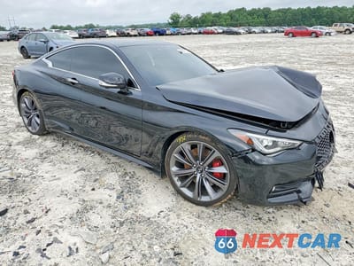 Czwarte zdjęcie samochodu z boku: 2022 INFINITI Q60 RED SPORT 400 VIN:JN1FV7LK3NM660277 - miniatura