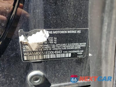 Zdjęcie 12 z 12 samochodu: 2014 BMW 550 XIGT VIN:WBA5M0C51ED084943 - miniatura