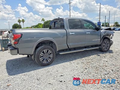 Trzecie zdjęcie samochodu z tyłu: 2023 NISSAN TITAN XD PLATINUM RESERVE VIN:1N6AA1FB4PN114691 - miniatura