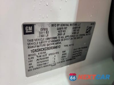 Zdjęcie 13 z 13 samochodu: 2016 CHEVROLET TAHOE K1500 LTZ VIN:1GNSKCKC8GR364613 - miniatura