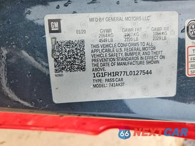 Zdjęcie 12 z 12 samochodu: 2020 CHEVROLET CAMARO SS VIN:1G1FH1R77L0127544 - miniatura