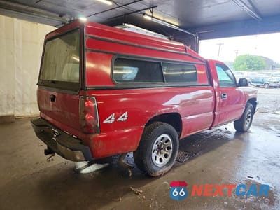 Trzecie zdjęcie samochodu z tyłu: 2006 CHEVROLET SILVERADO K1500 VIN:3GCEK14V96G242284 - miniatura