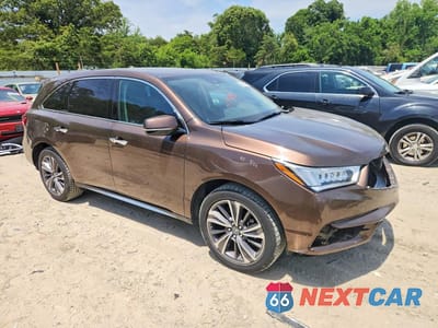 Czwarte zdjęcie samochodu z boku: 2019 ACURA MDX TECHNOLOGY VIN:5J8YD4H53KL021913 - miniatura