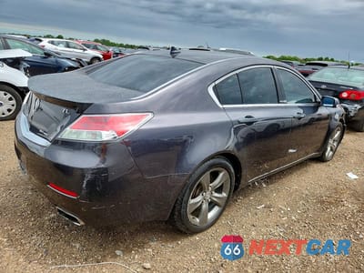 Trzecie zdjęcie samochodu z tyłu: 2014 ACURA TL TECH VIN:19UUA9F51EA000615 - miniatura