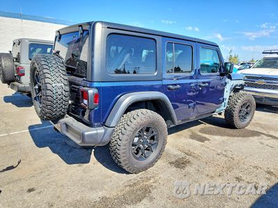 Trzecie zdjęcie samochodu z tyłu: 2025 JEEP WRANGLER SPORT 4XE VIN:1C4RJXN68SW534096 - miniatura