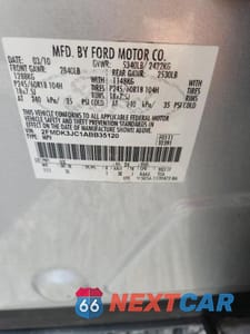 Zdjęcie 12 z 12 samochodu: 2010 FORD EDGE SEL VIN:2FMDK3JC1ABB35120 - miniatura