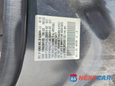 Zdjęcie 13 z 13 samochodu: 2010 HONDA ODYSSEY EX VIN:5FNRL3H53AB011531 - miniatura