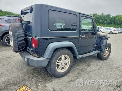 Trzecie zdjęcie samochodu z tyłu: 2010 JEEP WRANGLER SPORT VIN:1J4AA2D18AL157527 - miniatura