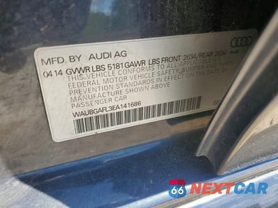 Zdjęcie 12 z 12 samochodu: 2014 AUDI S4 PREMIUM PLUS VIN:WAUBGAFL3EA141686 - miniatura
