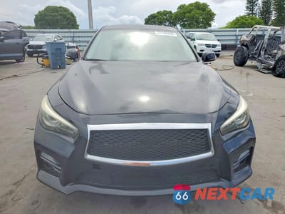 Piąte zdjęcie samochodu w środku: 2015 INFINITI Q50 HYBRID PREMIUM VIN:JN1AV7AP4FM790708 - miniatura