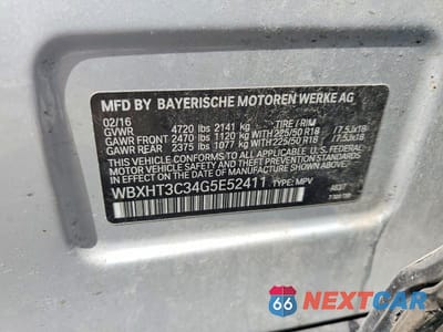 Zdjęcie 13 z 13 samochodu: 2016 BMW X1 XDRIVE28I VIN:WBXHT3C34G5E52411 - miniatura
