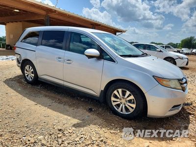 Czwarte zdjęcie samochodu z boku: 2015 HONDA ODYSSEY EX VIN:5FNRL5H48FB086803 - miniatura