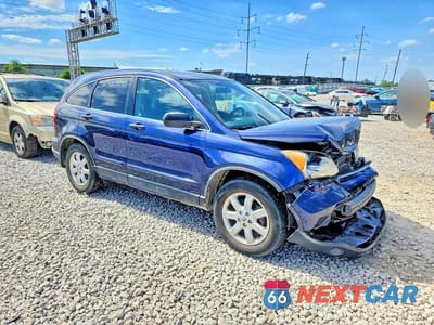 Czwarte zdjęcie samochodu z boku: 2007 HONDA CR-V EX VIN:JHLRE48597C060970 - miniatura