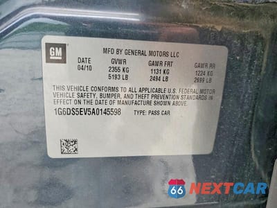 Zdjęcie 12 z 12 samochodu: 2010 CADILLAC CTS PREMIUM COLLECTION VIN:1G6DS5EV5A0145598 - miniatura
