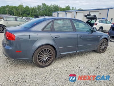 Trzecie zdjęcie samochodu z tyłu: 2006 AUDI A4 S-LINE 2.0T QUATTRO TURBO VIN:WAUEF78E26A248263 - miniatura