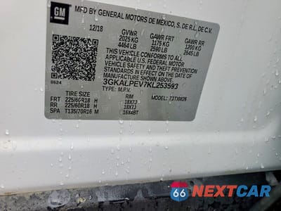 Zdjęcie 13 z 13 samochodu: 2019 GMC TERRAIN SLT VIN:3GKALPEV7KL253593 - miniatura