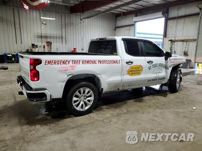 Trzecie zdjęcie samochodu z tyłu: 2024 CHEVROLET SILVERADO K1500 CUSTOM VIN:1GCRDBEK0RZ124019 - miniatura