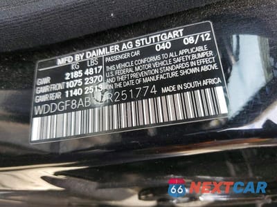 Zdjęcie 12 z 12 samochodu: 2013 MERCEDES-BENZ C 300 4MATIC VIN:WDDGF8AB1DR251774 - miniatura