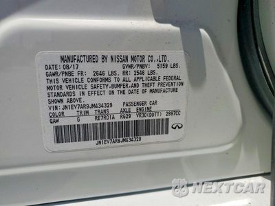 Zdjęcie 12 z 12 samochodu: 2018 INFINITI Q50 3.0T LUXE VIN:JN1EV7AR9JM434329 - miniatura