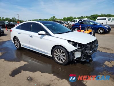 Czwarte zdjęcie samochodu z boku: 2016 HYUNDAI SONATA LIMITED VIN:5NPE34AF1GH382964 - miniatura
