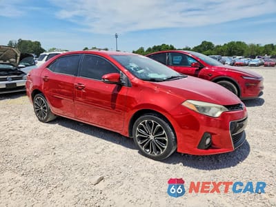 Czwarte zdjęcie samochodu z boku: 2014 TOYOTA COROLLA S PLUS VIN:5YFBURHE4EP064248 - miniatura