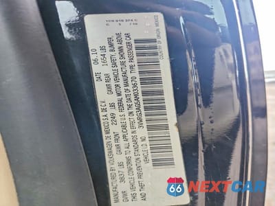 Zdjęcie 12 z 12 samochodu: 2010 VOLKSWAGEN NEW BEETLE VIN:3VWRG3AG5AM033670 - miniatura