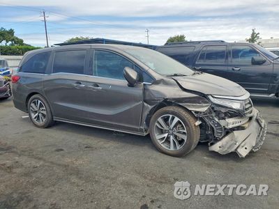 Czwarte zdjęcie samochodu z boku: 2023 HONDA ODYSSEY TOURING VIN:5FNRL6H85PB028366 - miniatura