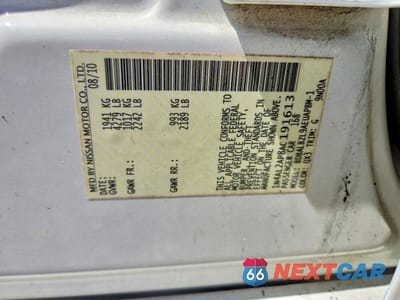 Zdjęcie 12 z 12 samochodu: 2010 NISSAN ALTIMA 2.5 VIN:1N4AL2AP8AC191613 - miniatura