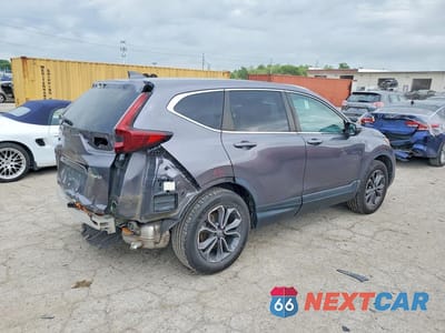 Trzecie zdjęcie samochodu z tyłu: 2021 HONDA CR-V EX VIN:7FARW2H54ME005666 - miniatura