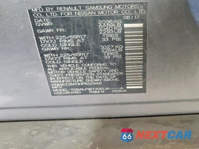 Zdjęcie 13 z 13 samochodu: 2017 NISSAN ROGUE S VIN:KNMAT2MT1HP612948 - miniatura
