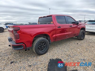 Trzecie zdjęcie samochodu z tyłu: 2019 CHEVROLET SILVERADO C1500 RST VIN:1GCPWDEK3KZ331250 - miniatura