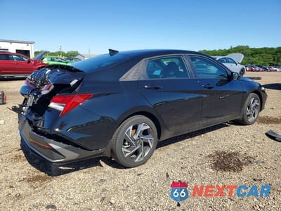 Trzecie zdjęcie samochodu z tyłu: 2025 HYUNDAI ELANTRA HYBRID SEL SPORT VIN:KMHLM4DJ7SU168768 - miniatura