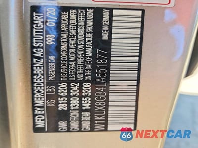 Zdjęcie 12 z 12 samochodu: 2020 MERCEDES-BENZ S MERCEDES-MAYBACH S560 4MATIC VIN:W1KUX8GB4LA551877 - miniatura