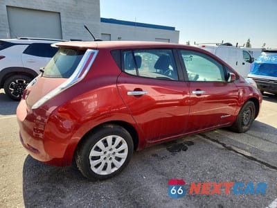 Trzecie zdjęcie samochodu z tyłu: 2013 NISSAN LEAF S VIN:1N4AZ0CP6DC421122 - miniatura
