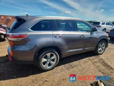 Trzecie zdjęcie samochodu z tyłu: 2015 TOYOTA HIGHLANDER HYBRID LIMITED VIN:5TDDCRFHXFS008560 - miniatura