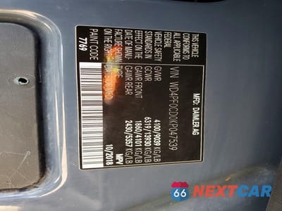 Zdjęcie 12 z 12 samochodu: 2019 MERCEDES-BENZ SPRINTER 2500/3500 VIN:WD4PF0CD0KP047539 - miniatura