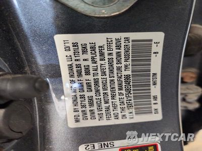 Zdjęcie 12 z 12 samochodu: 2011 HONDA CIVIC LX VIN:19XFA1F54BE048966 - miniatura