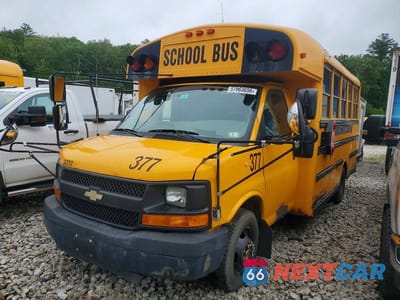 Drugie zdjęcie samochodu z przodu: 2011 CHEVROLET EXPRESS G3 - SCHOOL BUS VIN:1GB3G3BG1B1145585 - miniatura