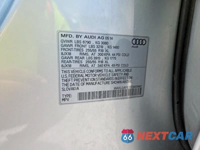 Zdjęcie 13 z 13 samochodu: 2015 AUDI Q7 PREMIUM PLUS VIN:WA1LGAFE7FD000882 - miniatura