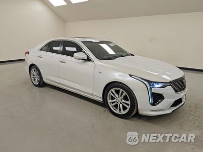 Czwarte zdjęcie samochodu z boku: 2021 CADILLAC CT4 LUXURY VIN:1G6DJ5RKXM0118971 - miniatura