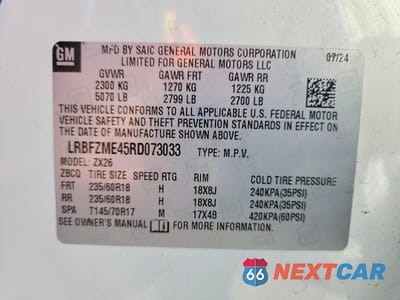 Zdjęcie 13 z 13 samochodu: 2024 BUICK ENVISION PREFERRED VIN:LRBFZME45RD073033 - miniatura