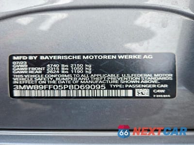 Zdjęcie 13 z 13 samochodu: 2023 BMW 330XI VIN:3MW89FF05P8D69095 - miniatura