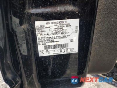 Zdjęcie 12 z 12 samochodu: 2005 FORD F150 SUPERCREW VIN:1FTPW12555FB01969 - miniatura