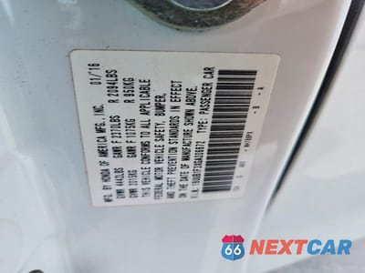 Zdjęcie 12 z 12 samochodu: 2016 ACURA TLX VIN:19UUB1F3XGA006672 - miniatura