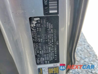 Zdjęcie 13 z 13 samochodu: 2017 KIA SEDONA LX VIN:KNDMB5C11H6266522 - miniatura