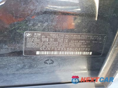 Zdjęcie 13 z 13 samochodu: 2008 BMW X5 3.0I VIN:5UXFE43538L031732 - miniatura