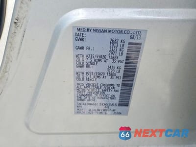 Zdjęcie 13 z 13 samochodu: 2014 INFINITI QX60 BASE VIN:5N1AL0MN6EC506385 - miniatura