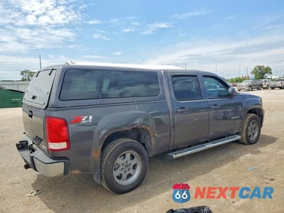 Trzecie zdjęcie samochodu z tyłu: 2010 GMC SIERRA K1500 SLT VIN:3GTRKWE37AG206047 - miniatura