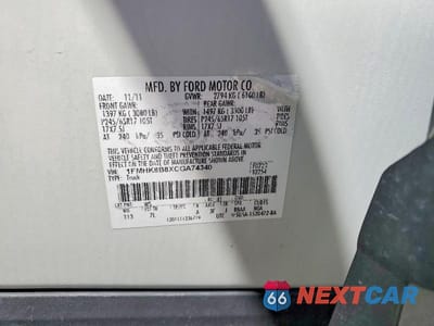 Zdjęcie 12 z 12 samochodu: 2012 FORD EXPLORER VIN:1FMHK8B8XCGA74340 - miniatura